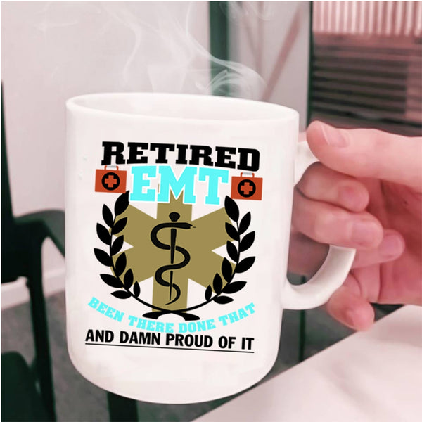 Cool Retirement Coffee Mug, Retired Emt Cup