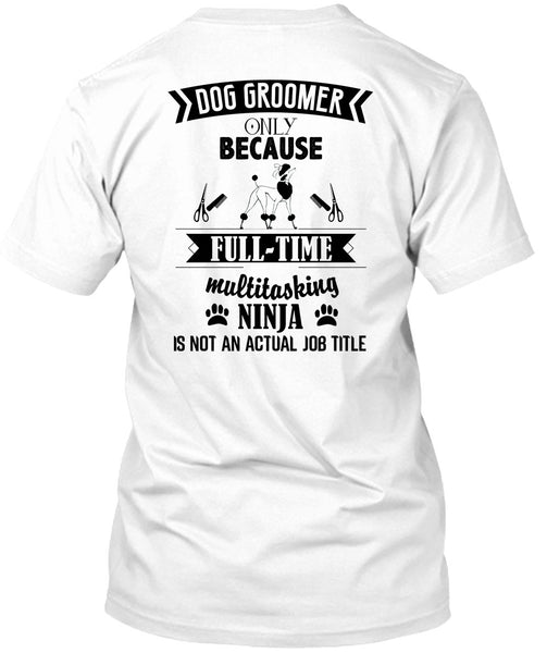 A black t-shirt with the shopify logo