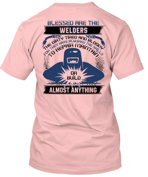 Blessed Are The Welders T Shirt, I Love Welder T Shirt