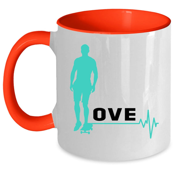 Best Gift For My Son Coffee Mug, I Love Surfing Accent Mug