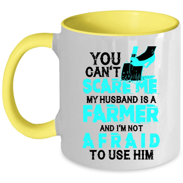 I Love My Farmer Coffee Mug, My Husband Is A Farmer Accent Mug