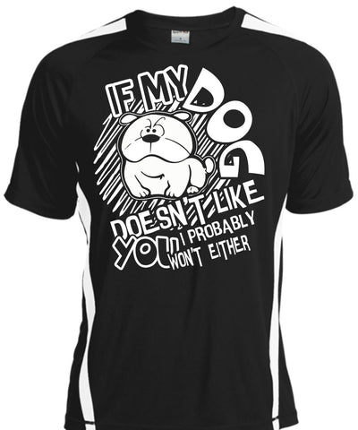 A black t-shirt with the shopify logo