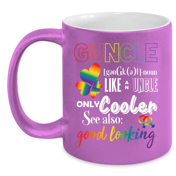 Guncle Coffee Mug, Like An Uncle Only Cooler Coffee Cup