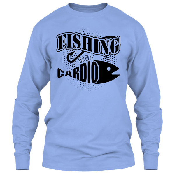 Fishing Is My Cardio T Shirt, Funny Fishing T Shirt
