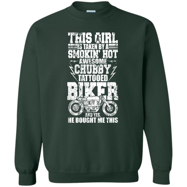 Coolest Tattooed Biker T Shirt, I Love Biking Sweatshirt