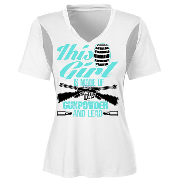 This Girl Is Made Of Gunpowder T Shirt, I Love Veteran T Shirt, Awesome T-Shirts