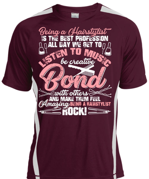 Being A Hair Stylist Is The Best Profession T Shirt, Listen To Music T Shirt, Cool Shirt