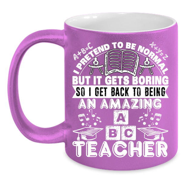 Being An Amazing Teacher Coffee Mug, Cute Teacher Coffee Cup