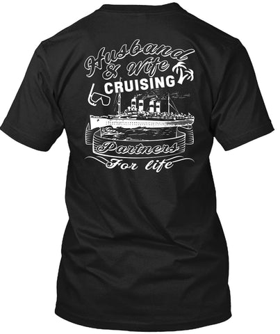 A black t-shirt with the shopify logo
