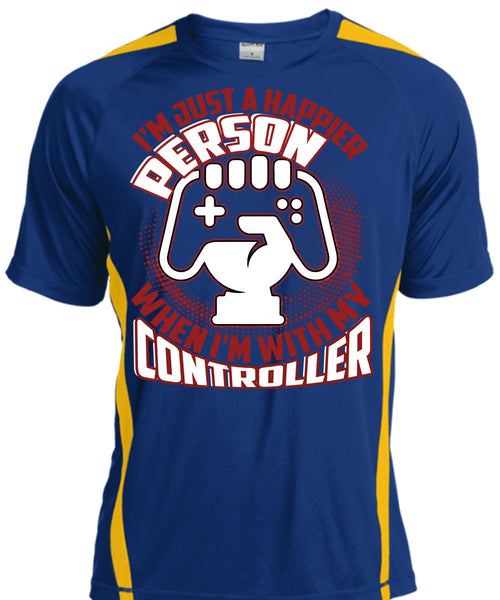 I'm Just A Happier Person T Shirt, Being A Gamer T Shirt, Cool Shirt