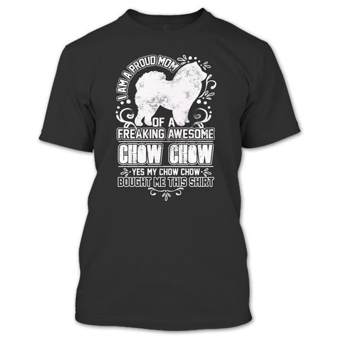 A black t-shirt with the shopify logo