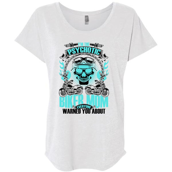 I'm The Psychotic Biker Mom T Shirt, I Love Biking T Shirt, Awesome T-Shirts