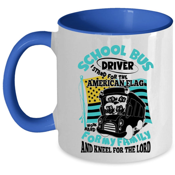 For My Family Coffee Mug, School Bus Driver Accent Mug