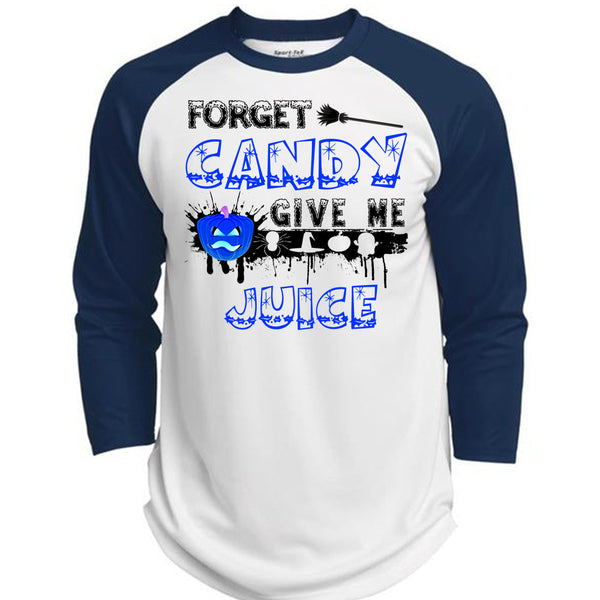 Forget Candy Give Me Juice T Shirt, Wait For Halloween T Shirt, Awesome T-Shirts  (Polyester Game Baseball Jersey)