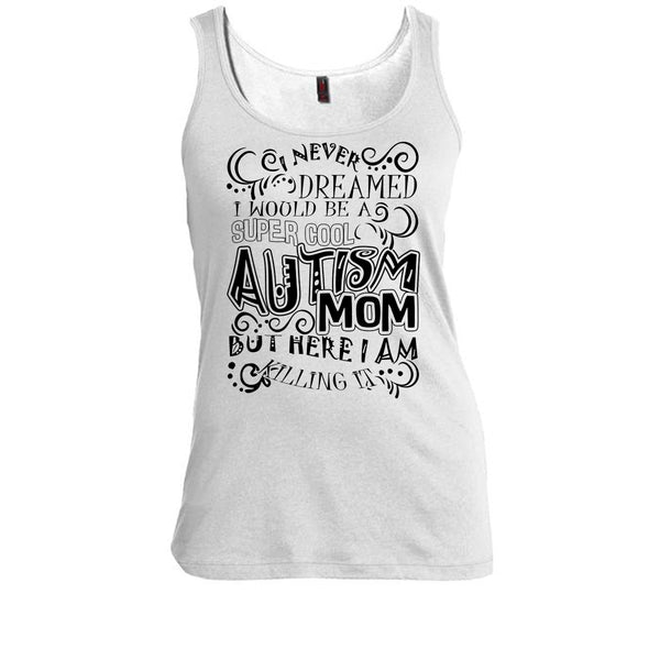 Cool Autism Mom T Shirt, Gift For Autism Mom Tank Top