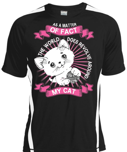 A black t-shirt with the shopify logo