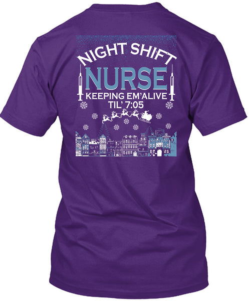 Night Shift Nurse Keeping T Shirt, This Girl Loves Christmas T Shirt