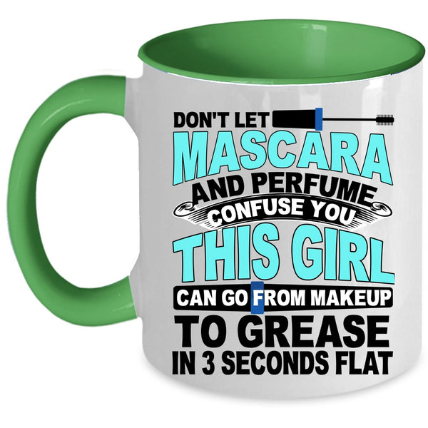 Funny Gift For Wife Coffee Mug, Mascara And Perfume  Accent Mug