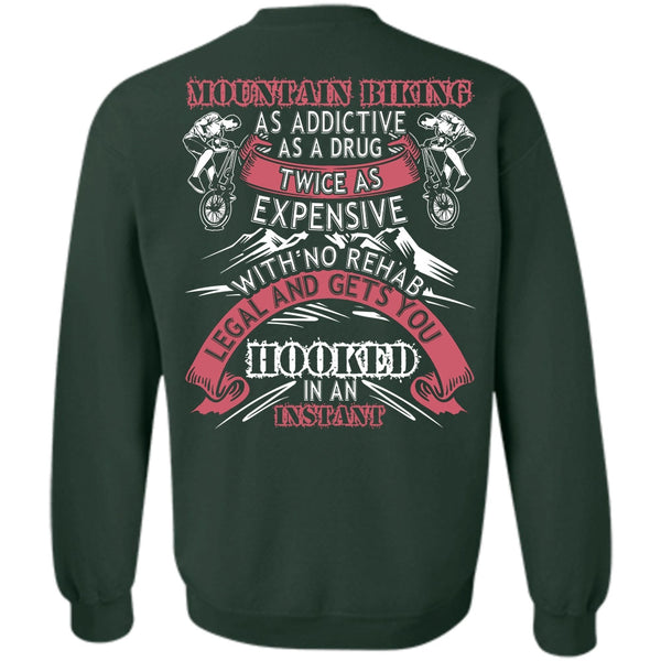 Gets You Hooked T Shirt, I Love Biker Sweatshirt
