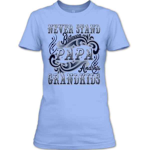 Never Stand Between T Shirt, Coolest Papa T Shirt