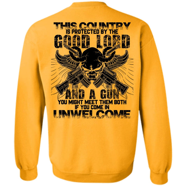 I Love Gunning T Shirt, Good Lord And A Gun Sweatshirt