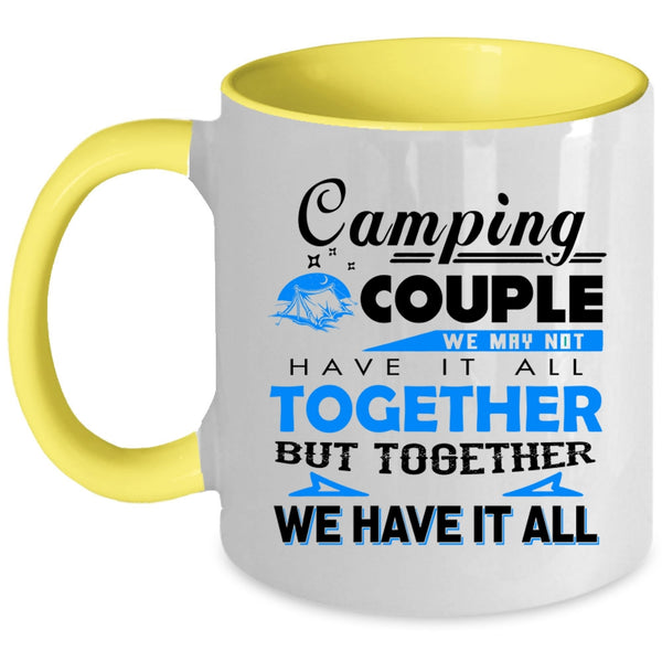 Cool Gift For Couple Coffee Mug, Camping Couple Accent Mug