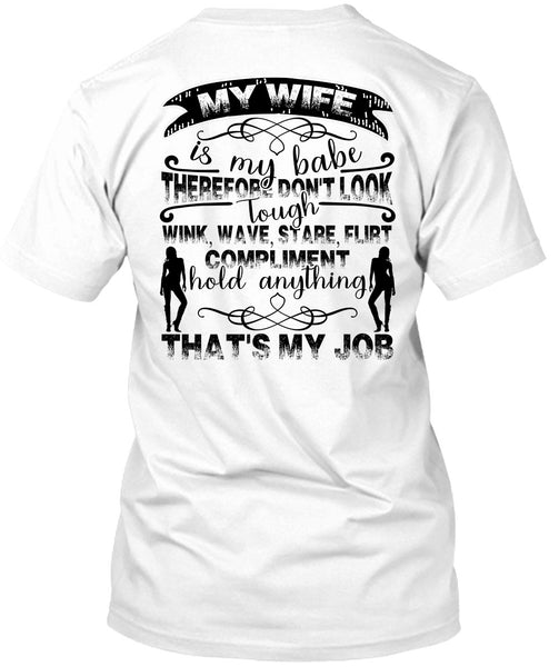 A black t-shirt with the shopify logo