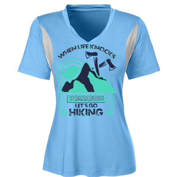 Let's Go Hiking T Shirt, When Life Knocks T Shirt, Awesome T-Shirts