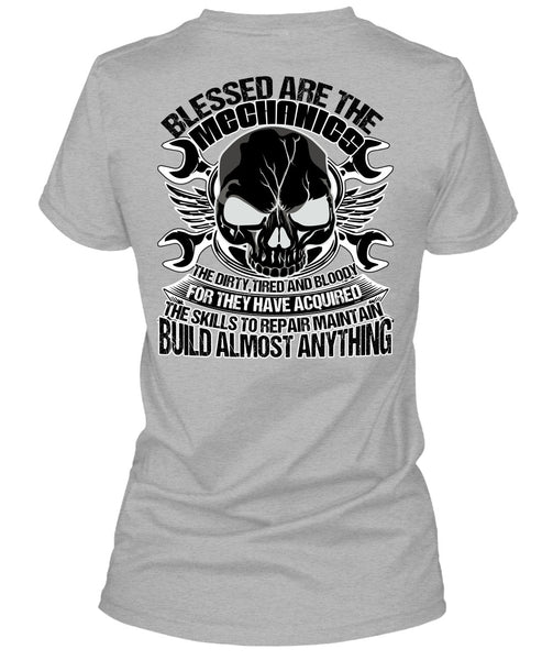 Blessed Are The Mechanics T Shirt, I Love Mechanic T Shirt
