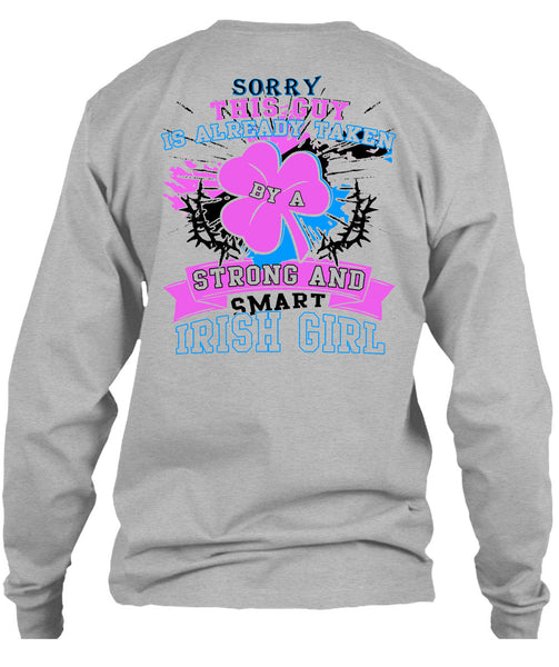 This Guy Is Already Taken By A Smart Irish Girl T Shirt, Being A Lady T Shirt