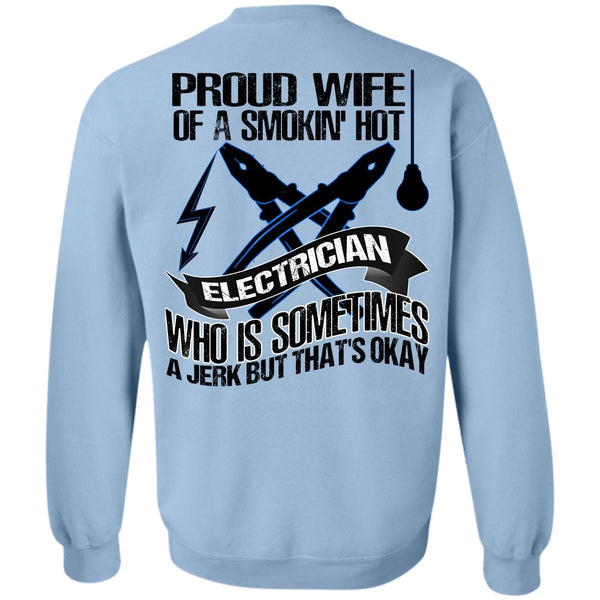 I Love Electrician T Shirt, Proud Wife Sweatshirt