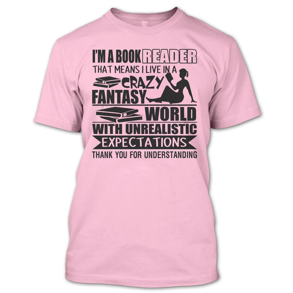I'm A Book Reader T Shirt, Coolest Book Reader T Shirt