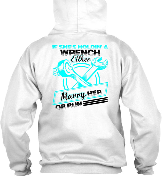 She's Holding A Wrench T Shirt, I Love Mechanic T Shirt