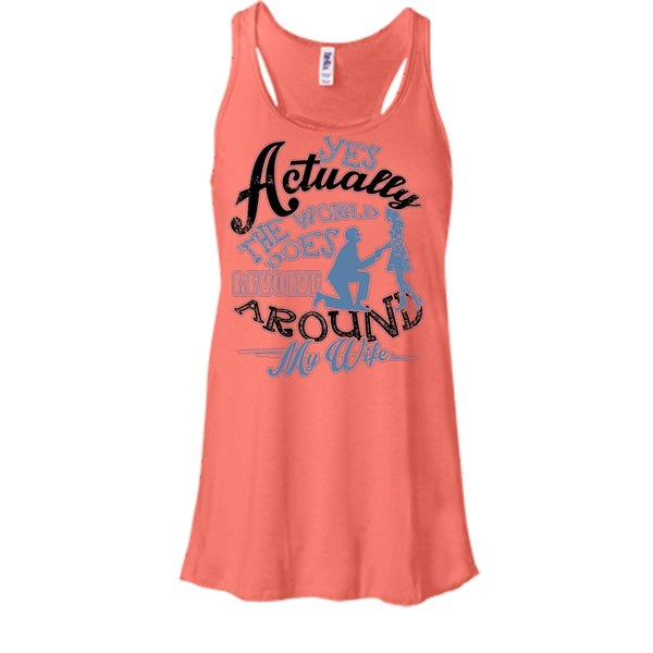 Revolve Around My Wife T Shirt, Coolest Husband Ever Tank Top