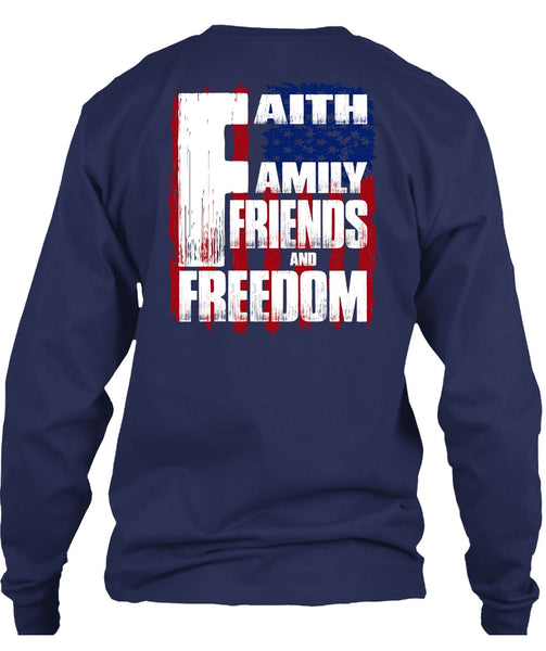 Faith Family Friends And Freedom T Shirt, Being A Veteran T Shirt