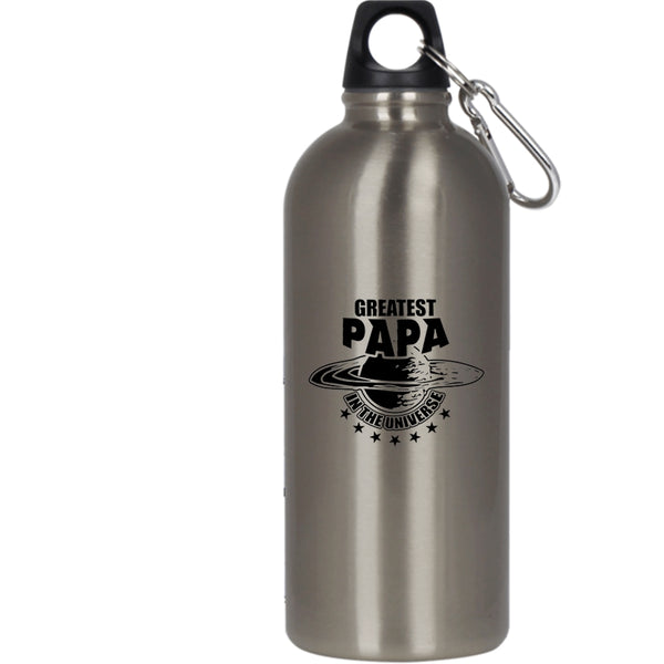 Greatest Papa In The Universe 20 oz Stainless Steel Bottle,Best Dad Ever Outdoor Sports Water Bottle