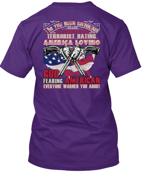 God Fearing American T Shirt, Being A Veteran T Shirt