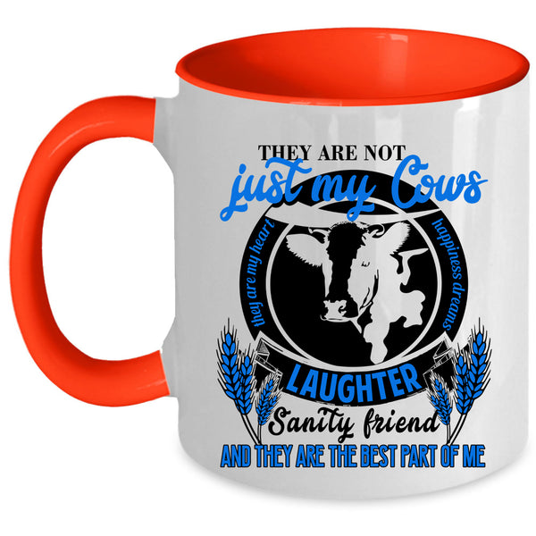 They Are My Heart Coffee Mug, They Are Not Just My Cows Accent Mug