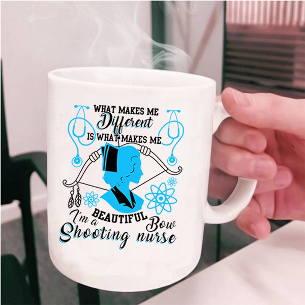 Awesome Nurses Coffee Mug, I'm A Bow Shooting Nurse Cup