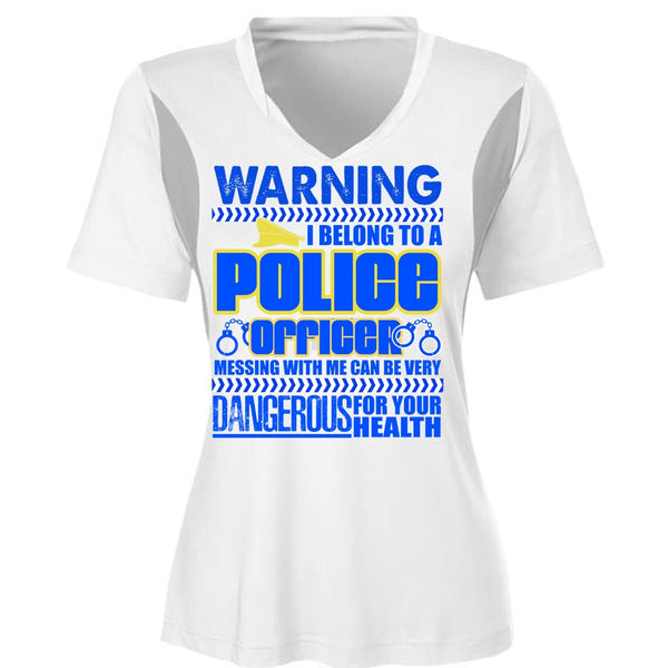 I Belong To A Police Officer T Shirt, I Love Police T Shirt, Awesome T-Shirts