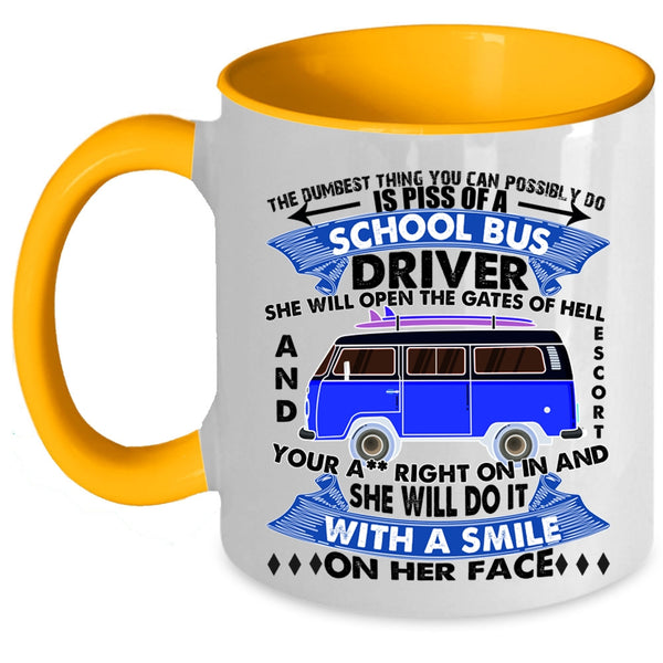 Best Gift For School Bus Driver Coffee Mug, School Bus Driver Accent Mug