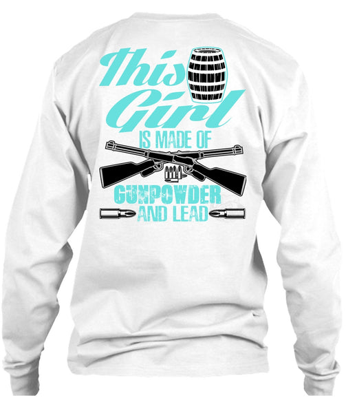 This Girl Is Made Of Gunpowder T Shirt, I Love Veteran T Shirt