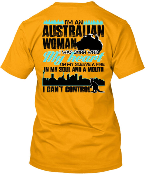 I'm An Australian Woman T Shirt, I Love Australian T Shirt