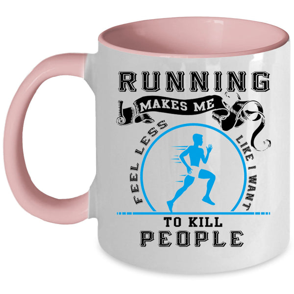 Cool Gift For Runner Coffee Mug, Funny Running Accent Mug