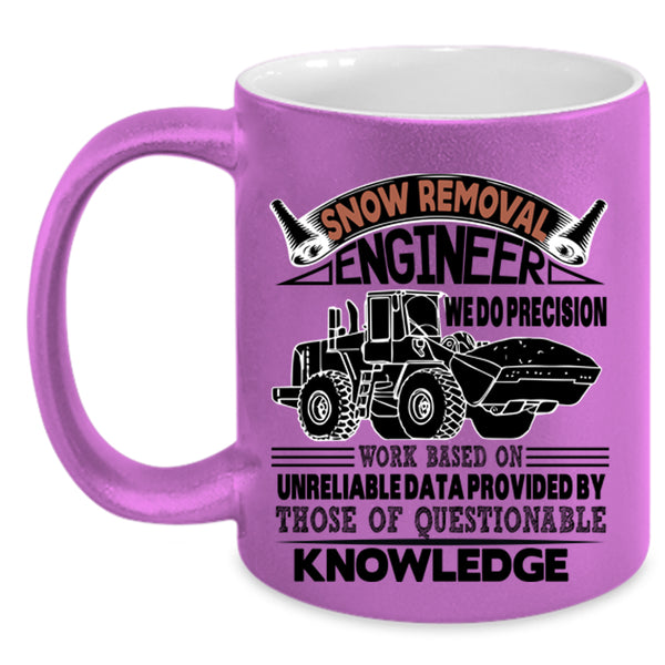 Cool Engineer Coffee Mug, Snow Removal Engineer Accent Mug