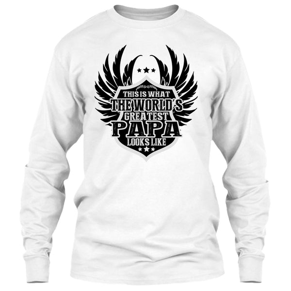 The World's Greatest Papa T Shirt, Coolest Papa Ever T Shirt