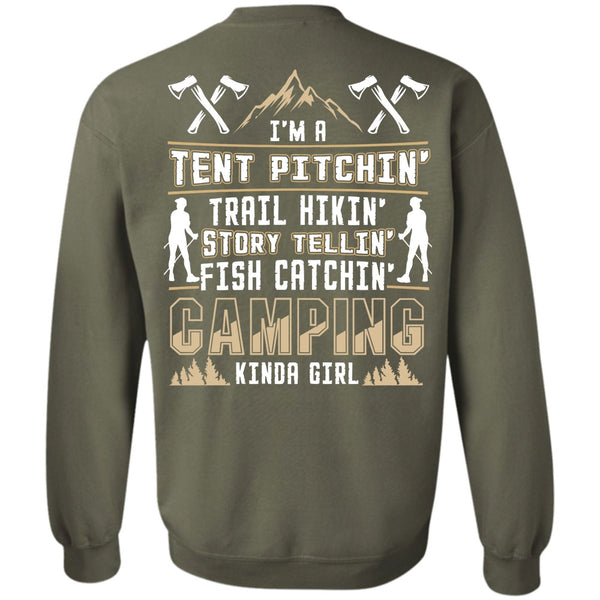 I'm A Tent Pitching T Shirt, I Love Camping Sweatshirt