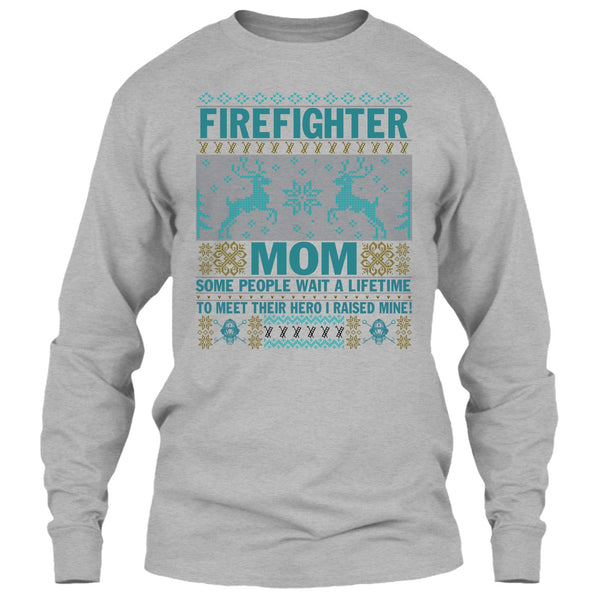 Firefighter Mom T Shirt, Merry Christmas Gift T Shirt