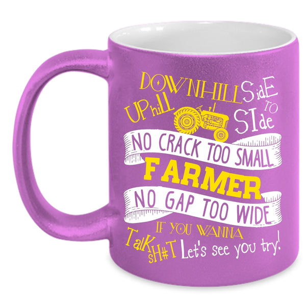 Cute Farmer Coffee Mug, Funny Gift For Farmer Coffee Cup