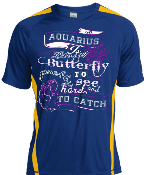 An Aquarius Is Like A Butterfly To See And Too Catch Pretty Harel T Shirt